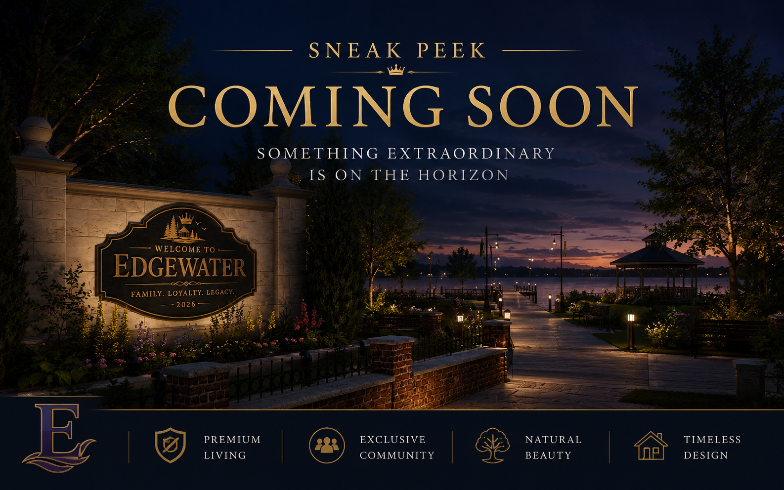 Edgewater coming soon preview