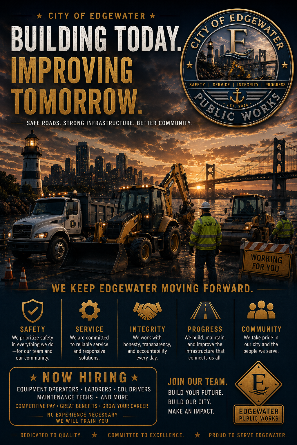 Edgewater Public Works poster